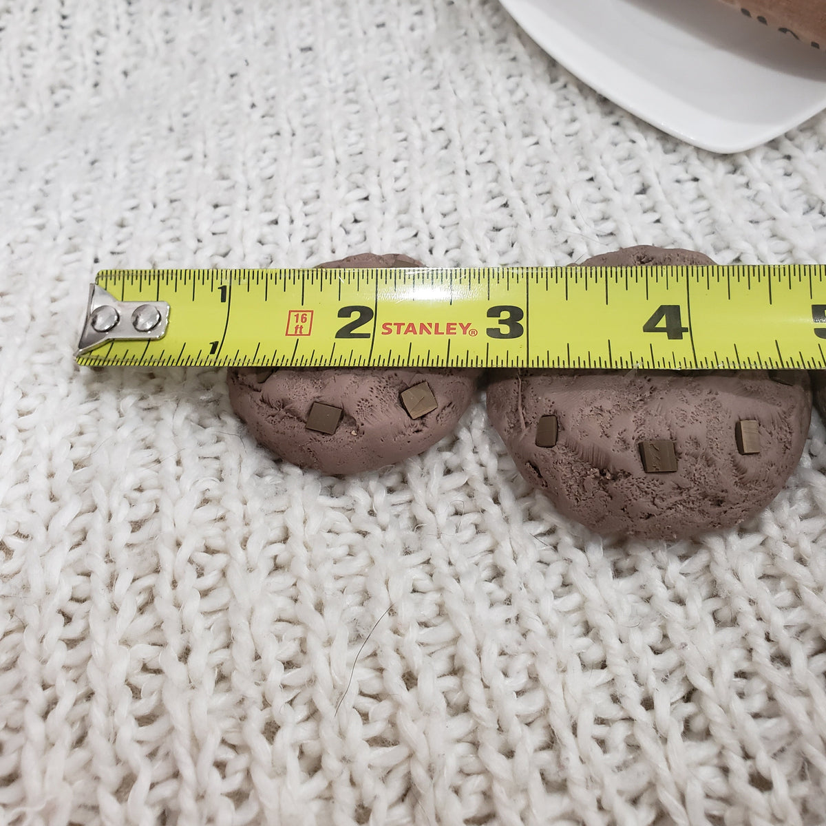 Pip Posh Design Faux Sweet Décor &quot; I Love You&quot; Mini Rolling Pin &amp; Chocolate Chocolate Chip Cookies Bundle