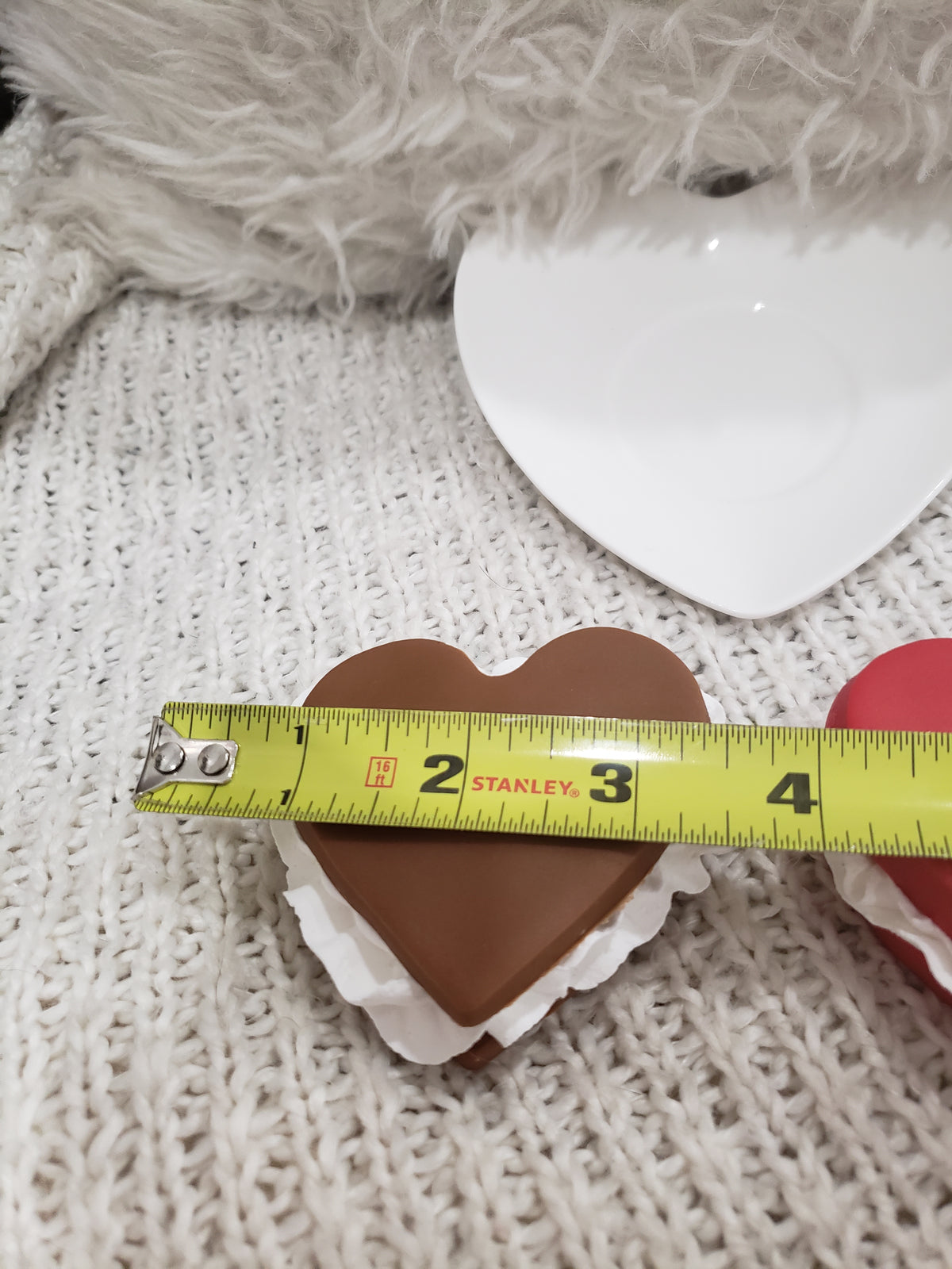 Pip Posh Design Faux Sweet Décor Whipped Filled Heart Cookies Valentines Collection