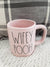 Rae Dunn "Wifey Pooh" Powder Pink Mug Collection