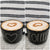 Rae Dunn "Coffee" Black Heart Double Sided Mug & Pip Posh Design Faux Sweet Décor Latte Collection