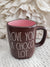 Rae Dunn "Love You A Choco Lot" Brown Mug Collection