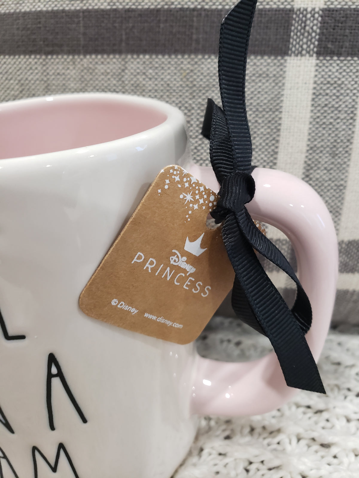 Rae Dunn &quot;Once Upon A Dream&quot; Sleeping Beauty&#39;s Castle Double Sided Mug Disney&#39;s Princess Collection