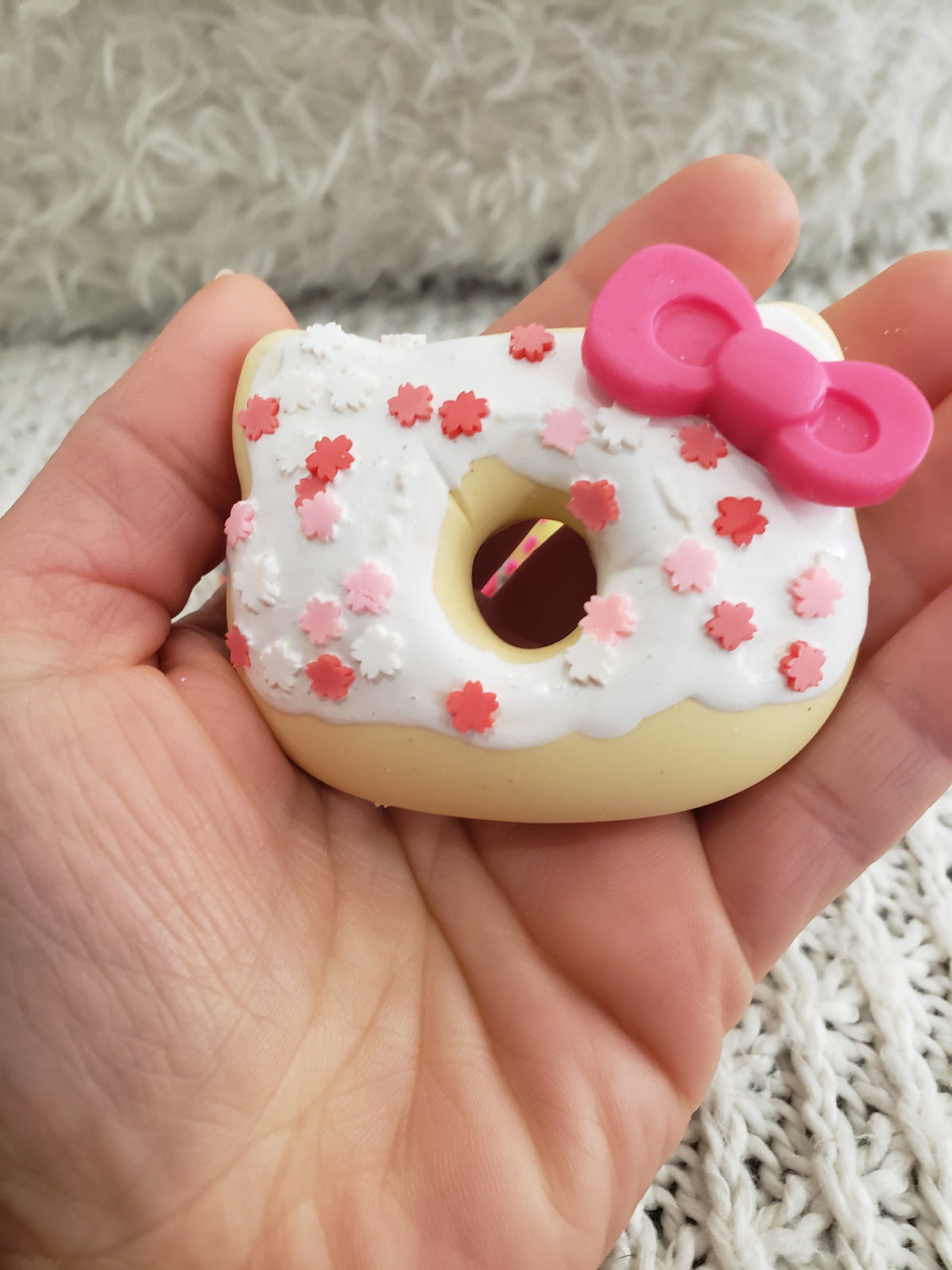 Pip Posh Design Faux Sweet Décor Hello Kitty Decorative Donuts HK Bakery Collection
