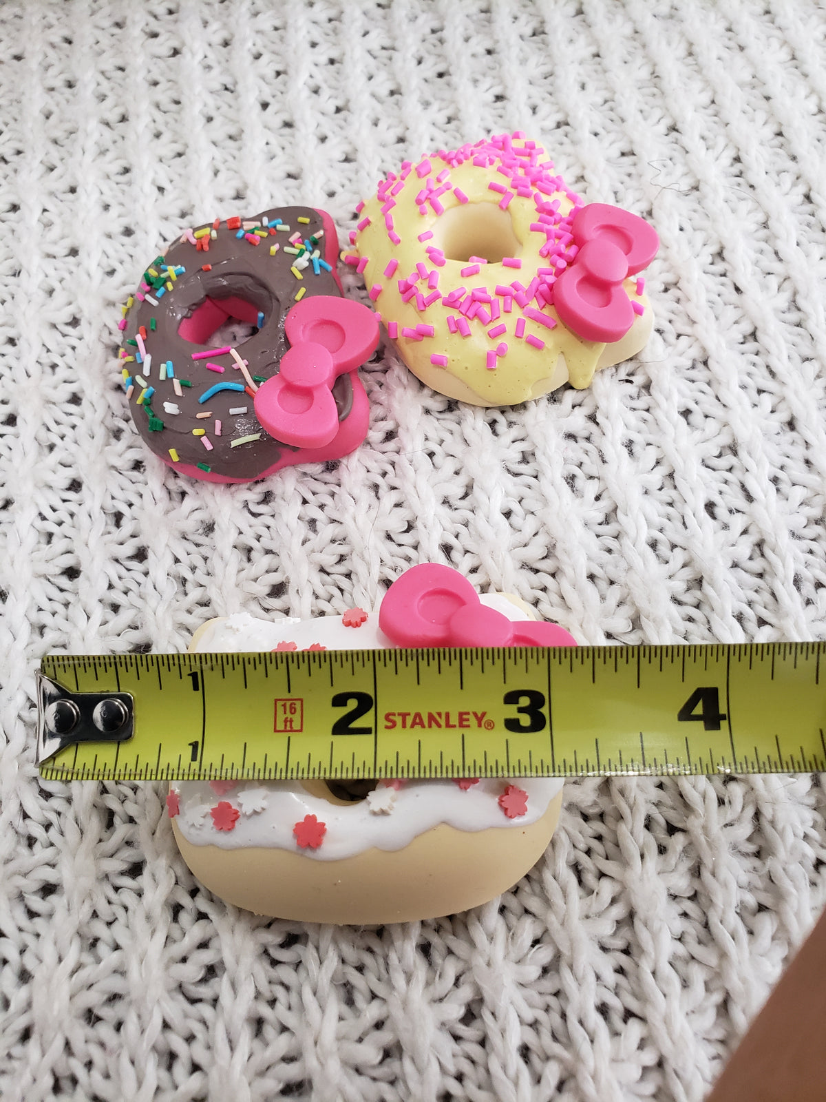 Pip Posh Design Faux Sweet Décor Hello Kitty Decorative Donuts HK Bakery Collection