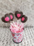Pip Posh Design Faux Sweet Décor Heart Chocolate Lollipops Bundle Set Of 4