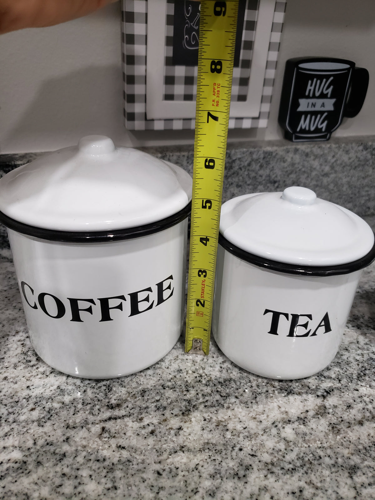 Farm House Style &quot;Coffee, Tea, Sugar&quot; Canisters Farm House Collection