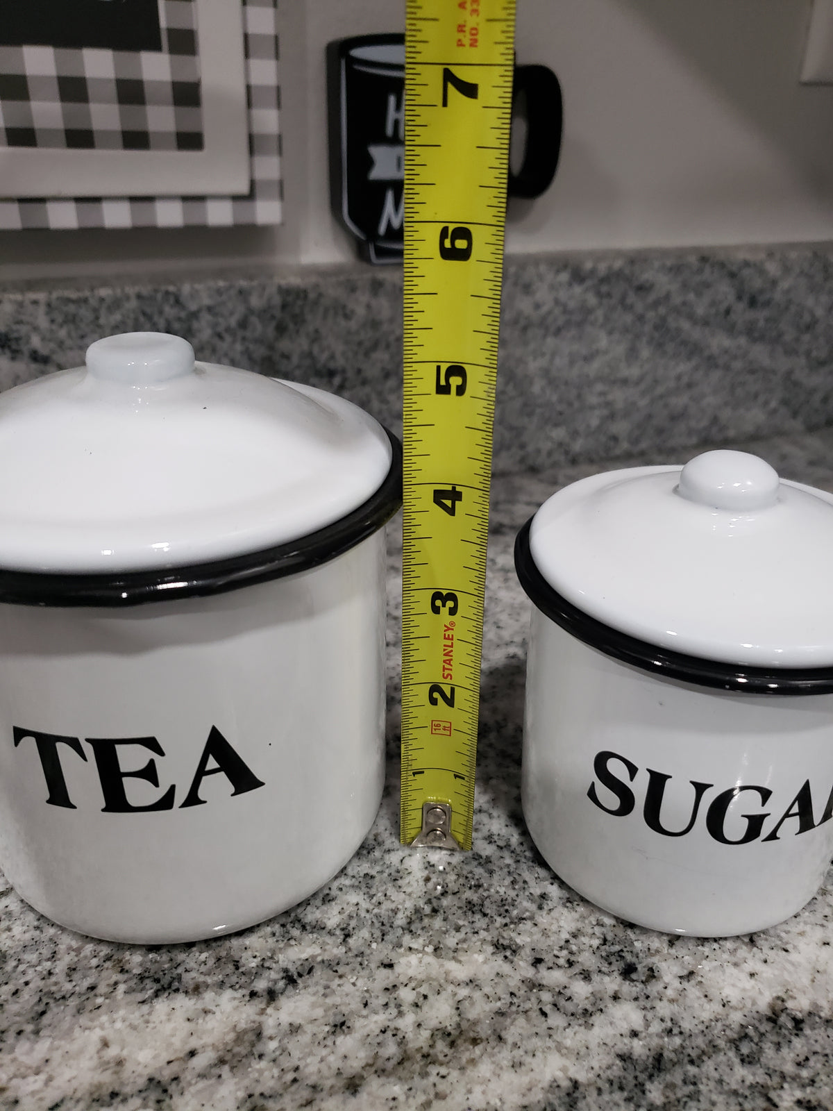 Farm House Style &quot;Coffee, Tea, Sugar&quot; Canisters Farm House Collection