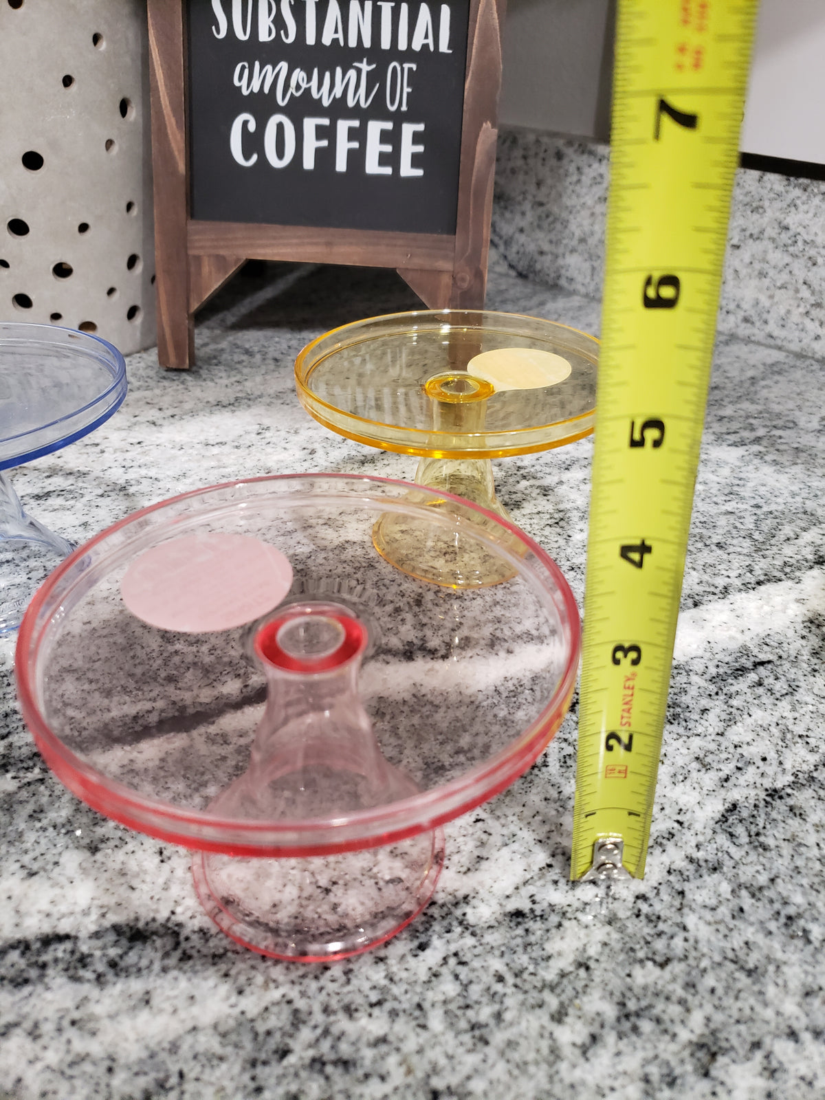 Colorful Set Of Cupcake Stands Set Of 4