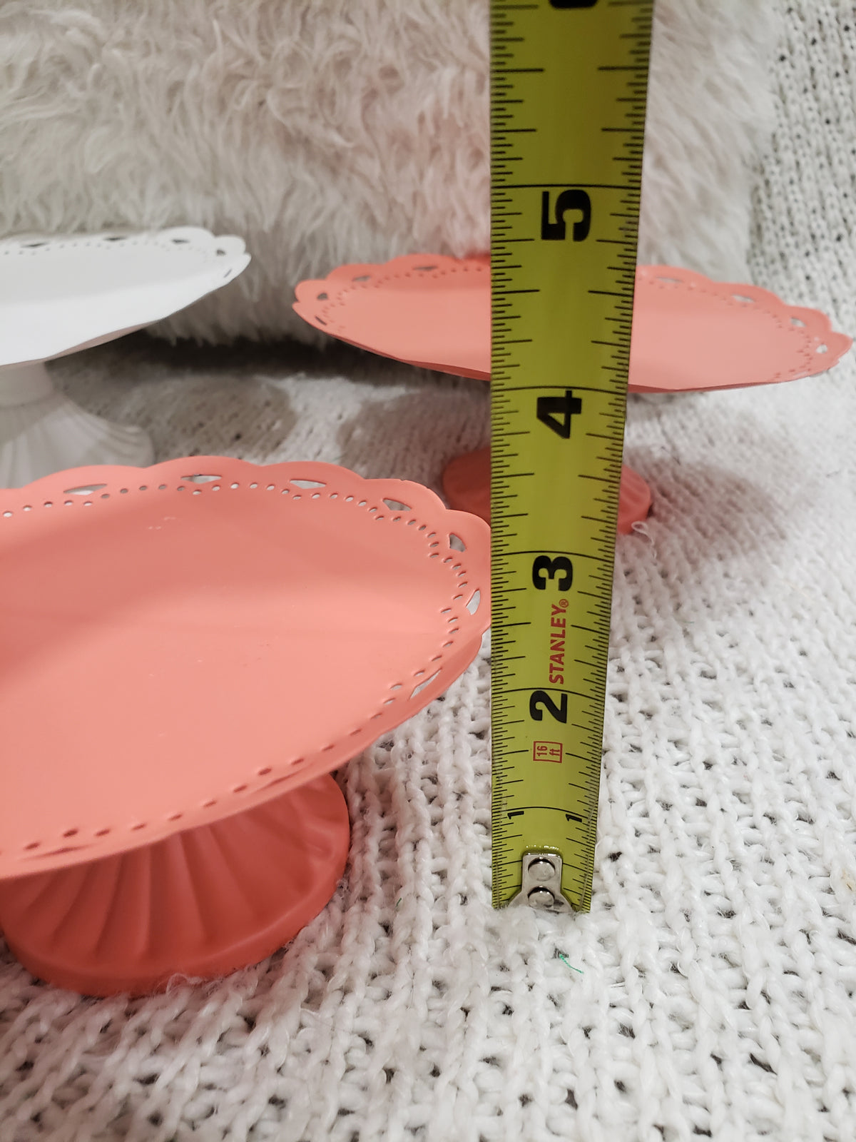 Decorative Pedestal Cupcake/ Cake Stands Set of 3