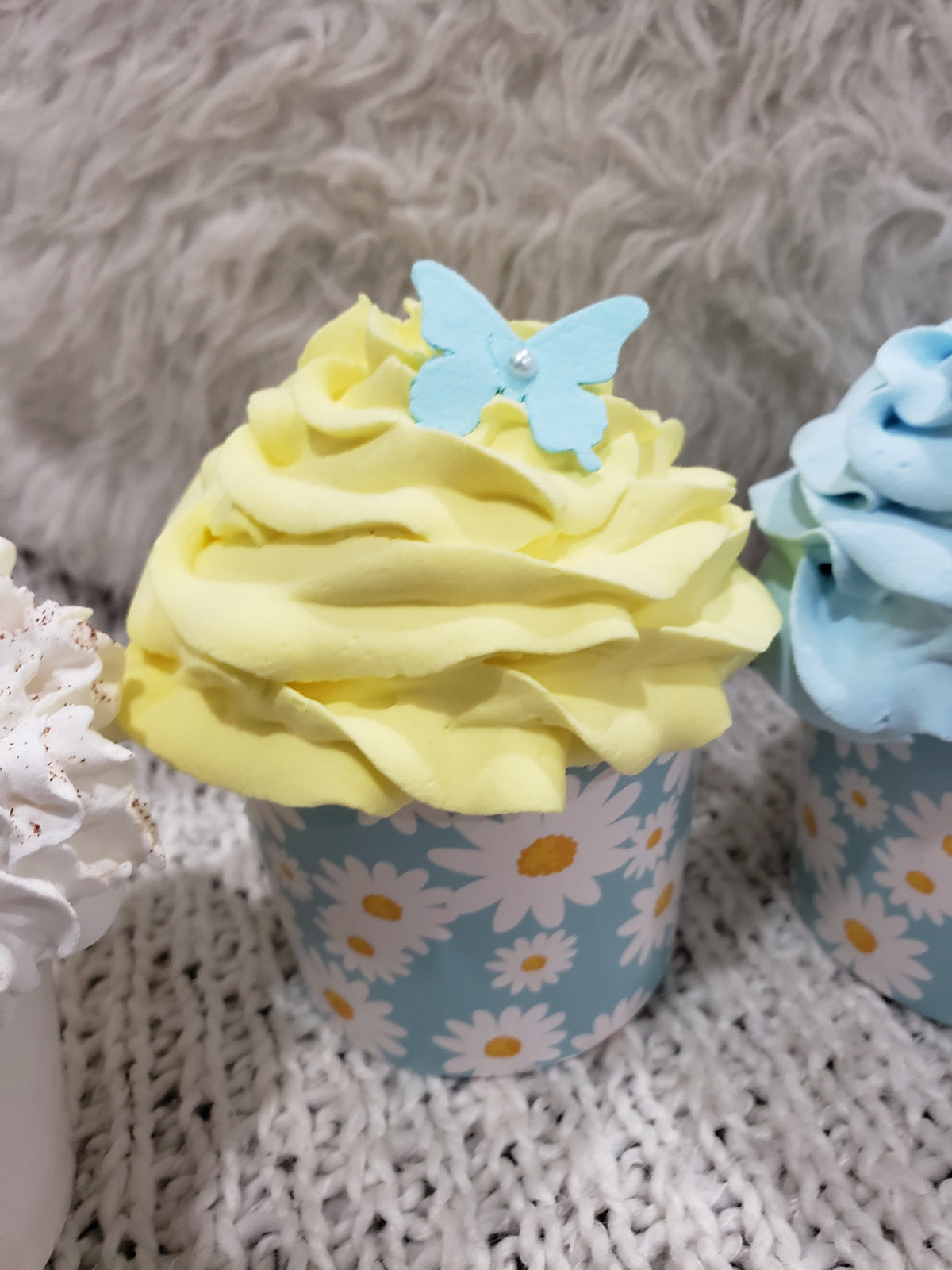 Pip Posh Design Faux Sweet Décor Spring Cupcake Assortment Set Of 4