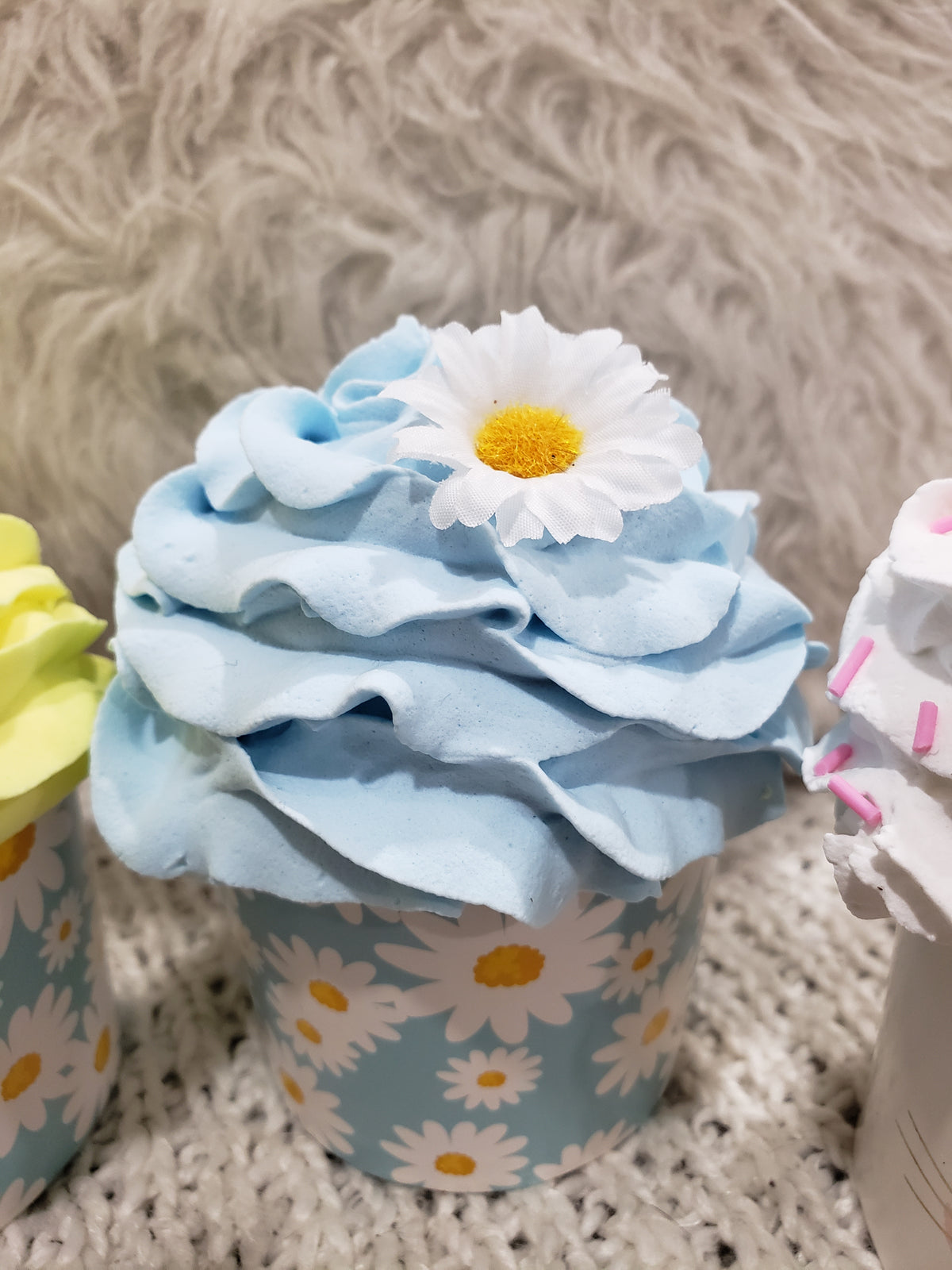 Pip Posh Design Faux Sweet Décor Spring Cupcake Assortment Set Of 4