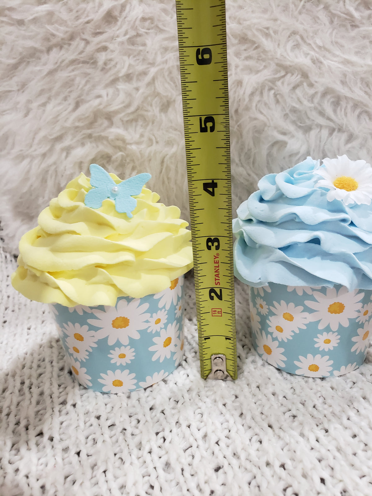 Pip Posh Design Faux Sweet Décor Spring Cupcake Assortment Set Of 4