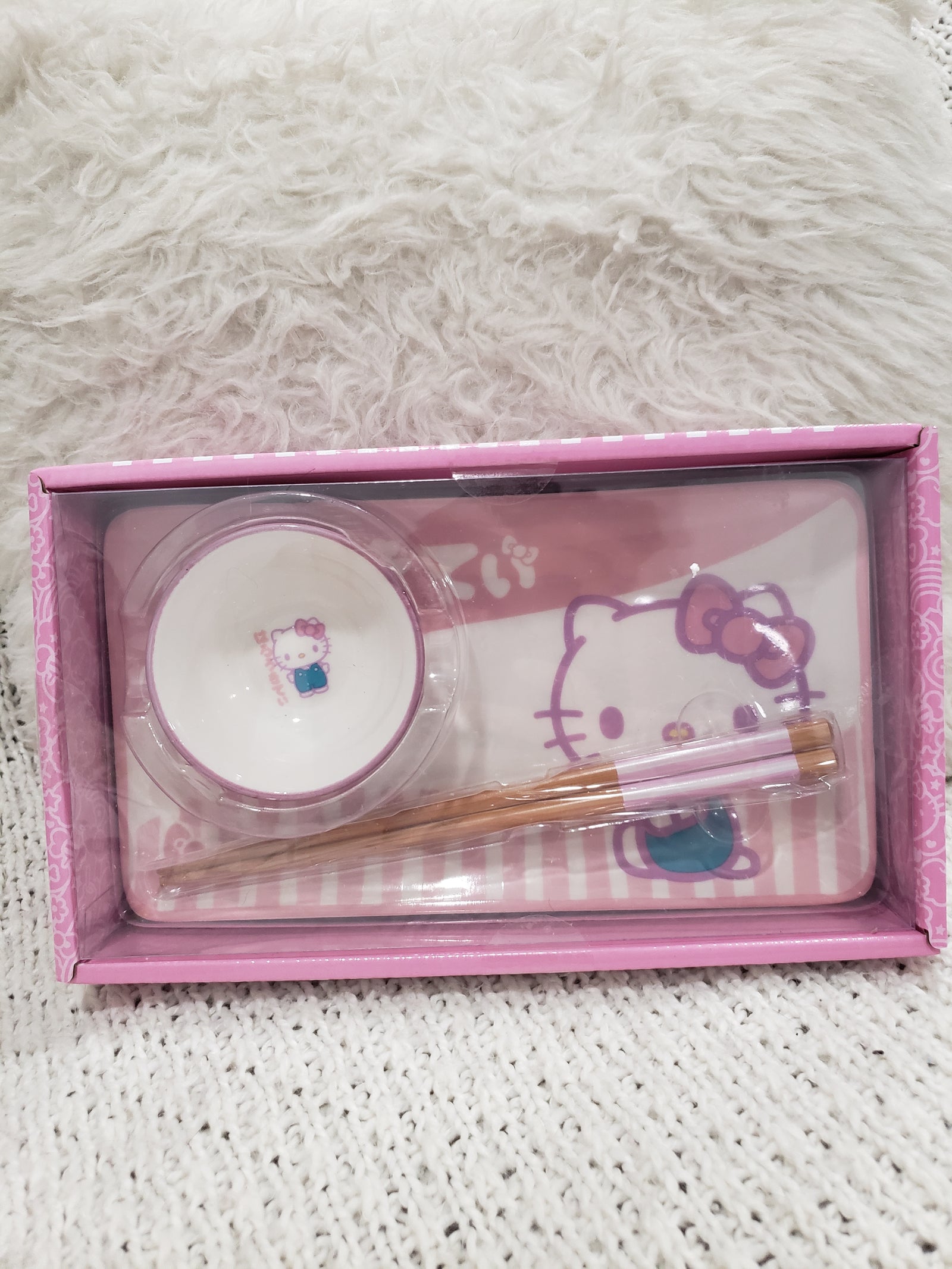 Hello Kitty Ceramic Sushi Plate Set HK Collection