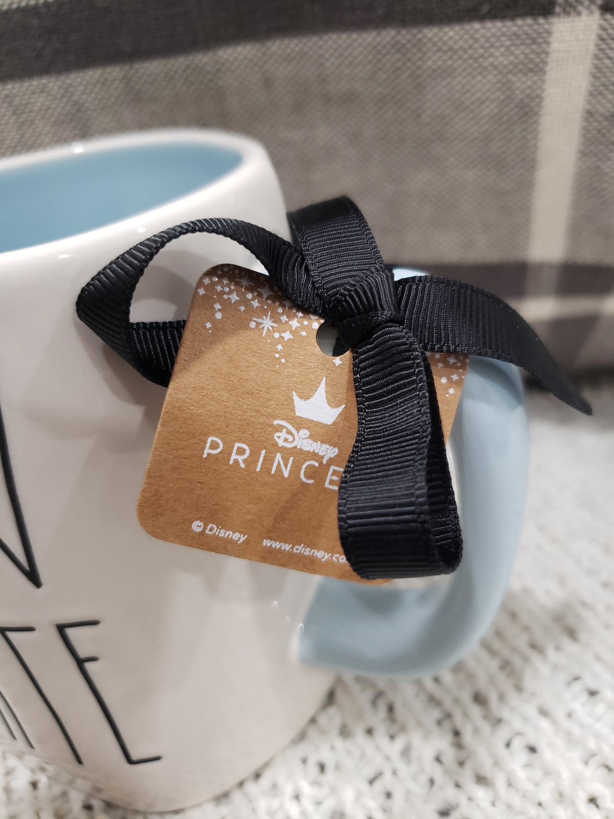 Rae Dunn &quot;Snow White&quot; Blue Snow White Silhouette Double Sided Mug Disney&#39;s Princess Collection