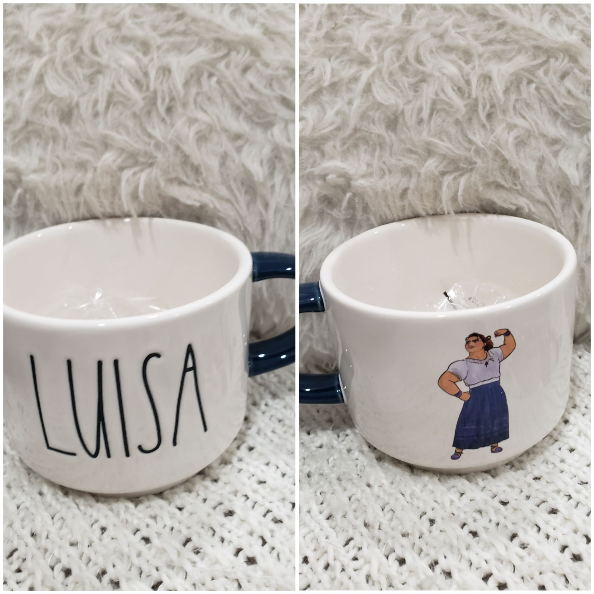 Rae Dunn "Luisa" Round Double Sided Mug Disney's Encanto Collection