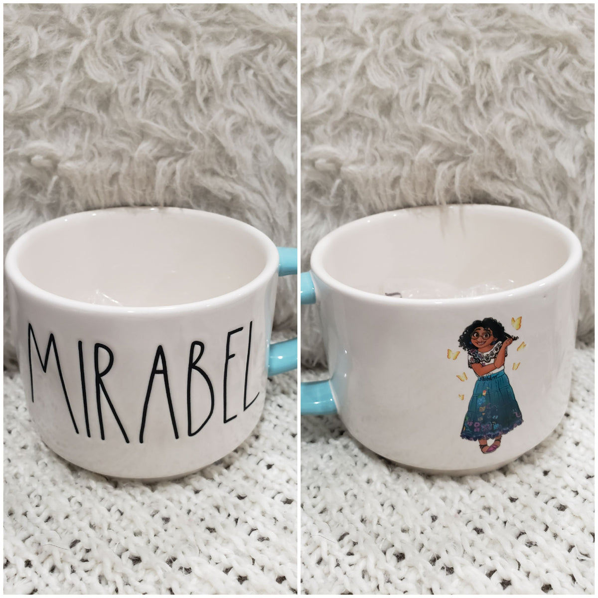 Rae Dunn &quot;Mirabel&quot; Round Double Sided Mug Disney&#39;s Encanto Collection