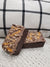 Pip Posh Design Faux Sweet Décor Chocolate Caramel Nut Drizzled Brownies Set Of 2 Bakery Collection