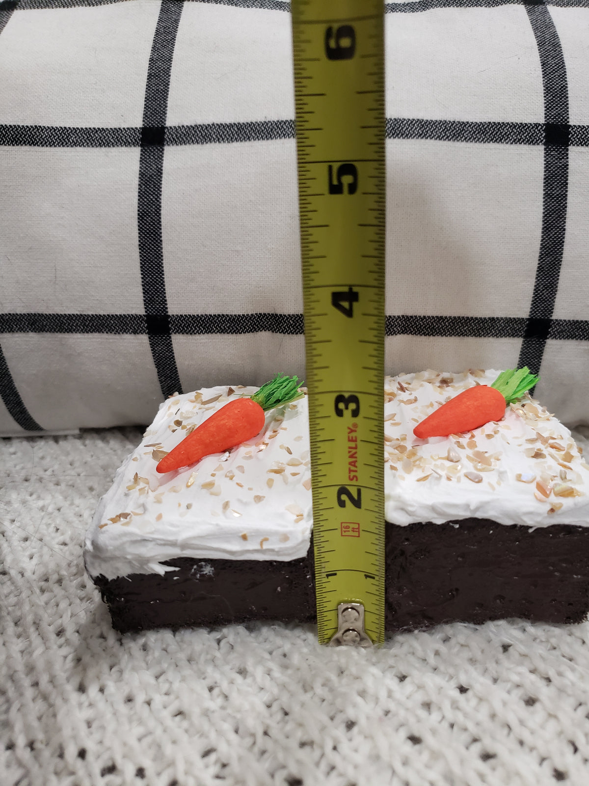 Pip Posh Design Faux Sweet Décor Carrot Cake Brownies Bakery Collection