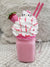 Pip Posh Design Faux Sweet Décor Hello Kitty Strawberry Whipped Milk Shake Mason Jar Hk Collection