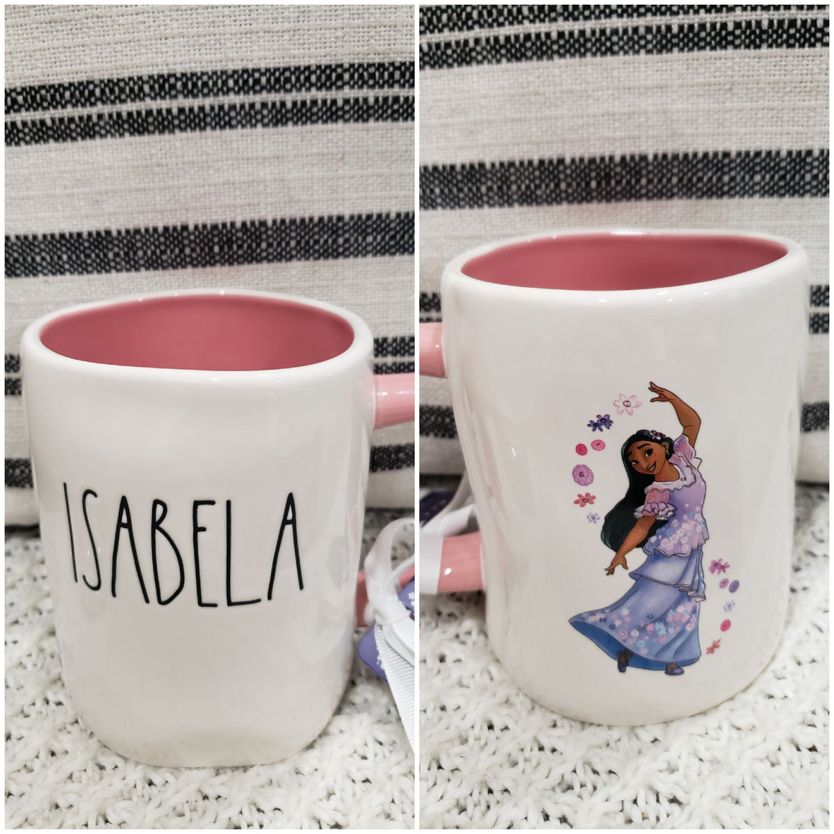 Rae Dunn &quot;Isabela&quot; Double Sided Mug Disney&#39;s Encanto Collection