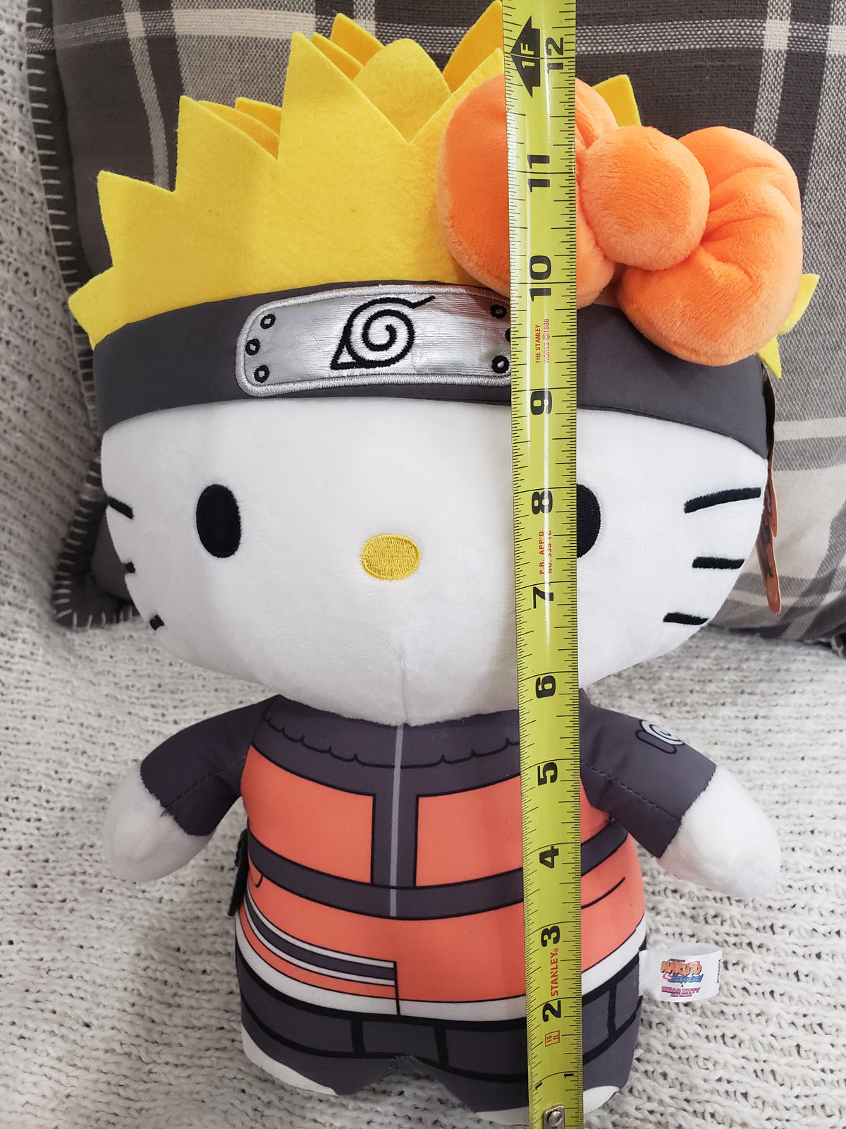 Kidrobot Hello Kitty Naruto Shippuden Plush Doll Shonen Jump Hk Collection
