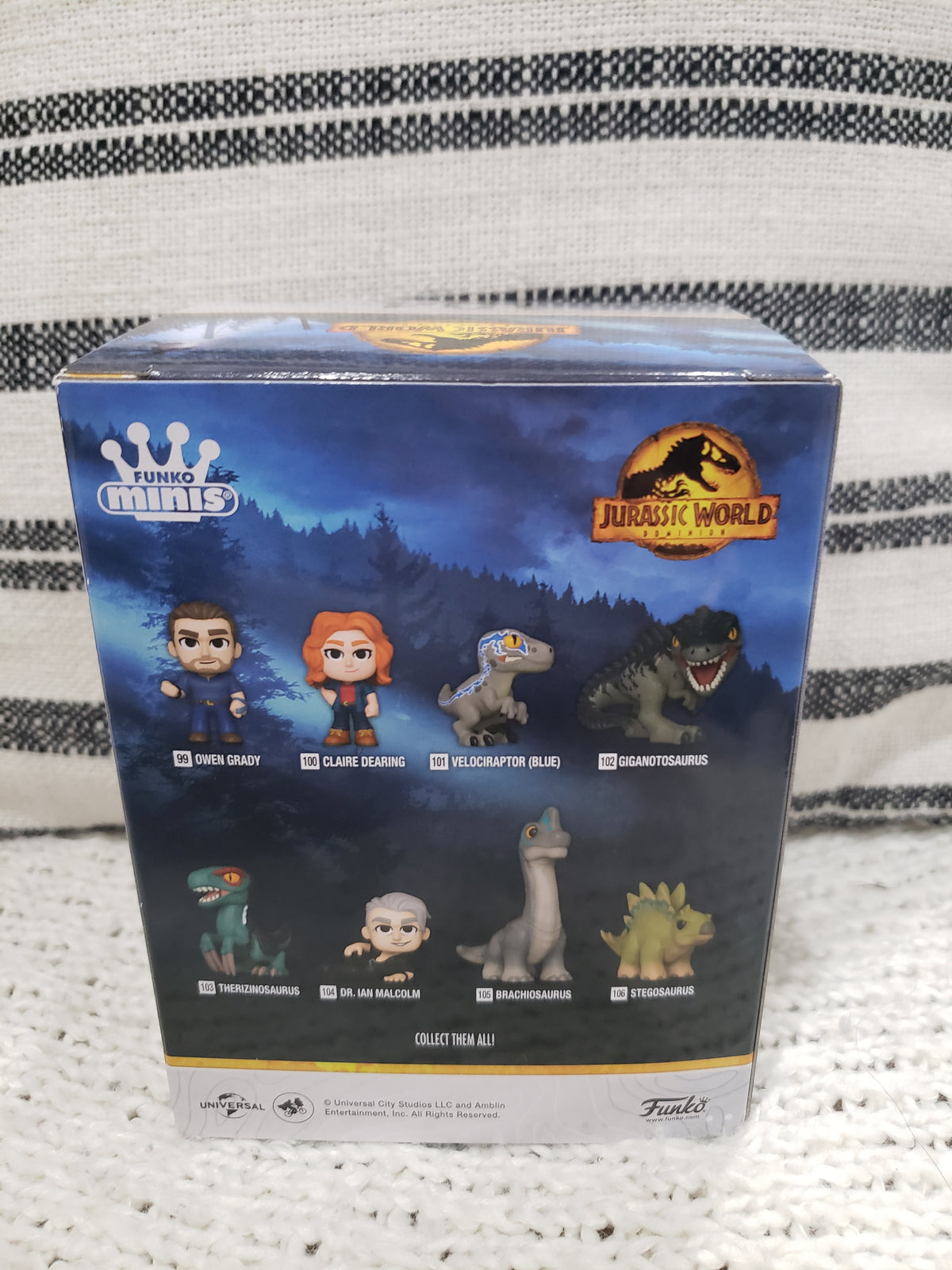 Funko Minis &quot;Dr. Ian Malcom&quot; Vinyl Figurine #104 Jurassic World Collection