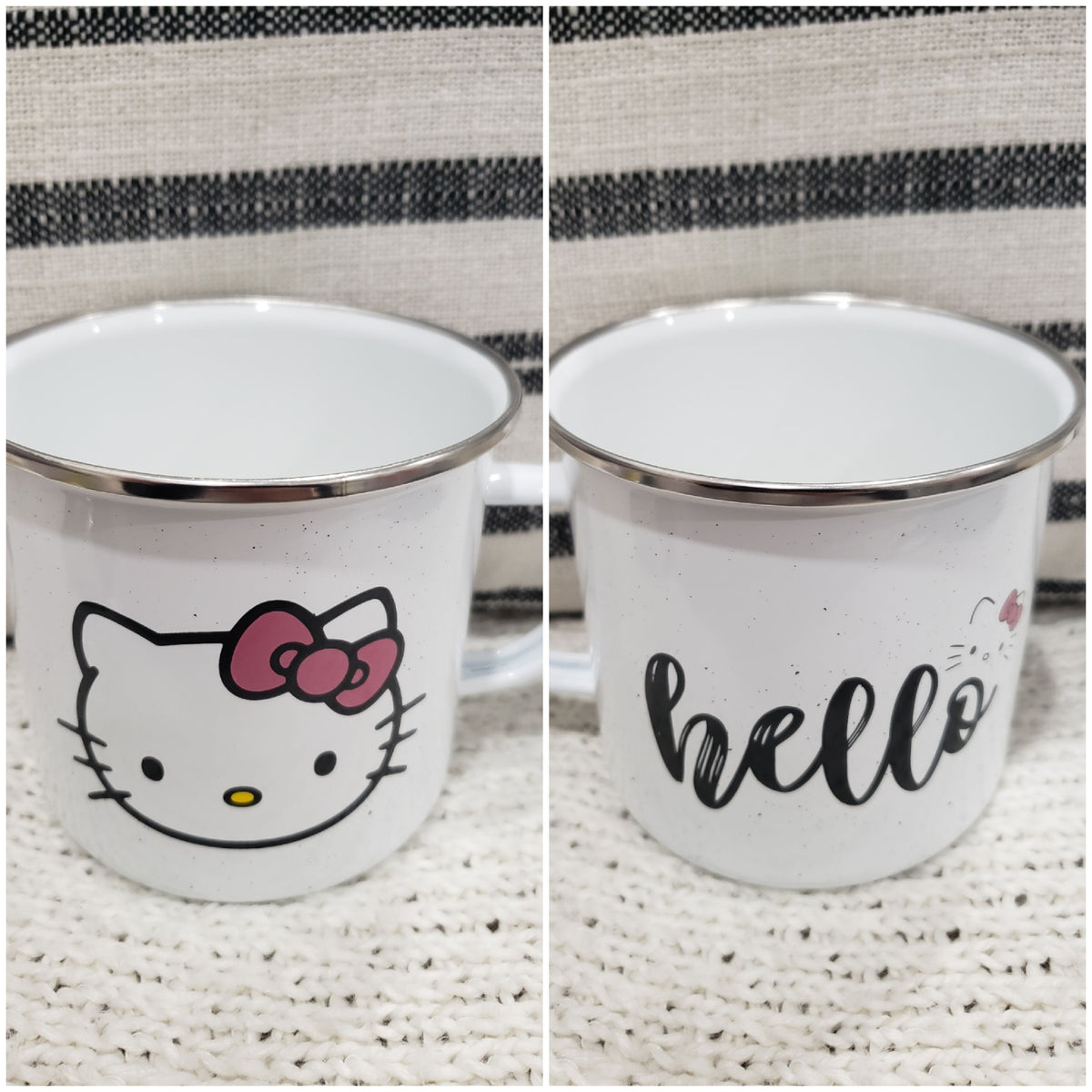 Hello Kitty &quot;Hello&quot; Double Sided 21oz Mug Hk Collection