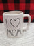 Rae Dunn "I Love Mom" White Mug Collection