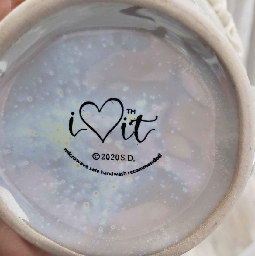 Pip Posh Designs Faux Sweet Décor Whipped Topper Iridescent Sea Shell Mug Collection