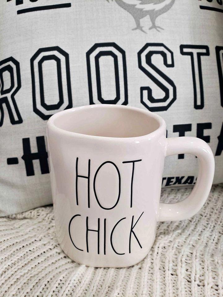Rae Dunn &quot;HOT CHICK&quot; White Mug Collection