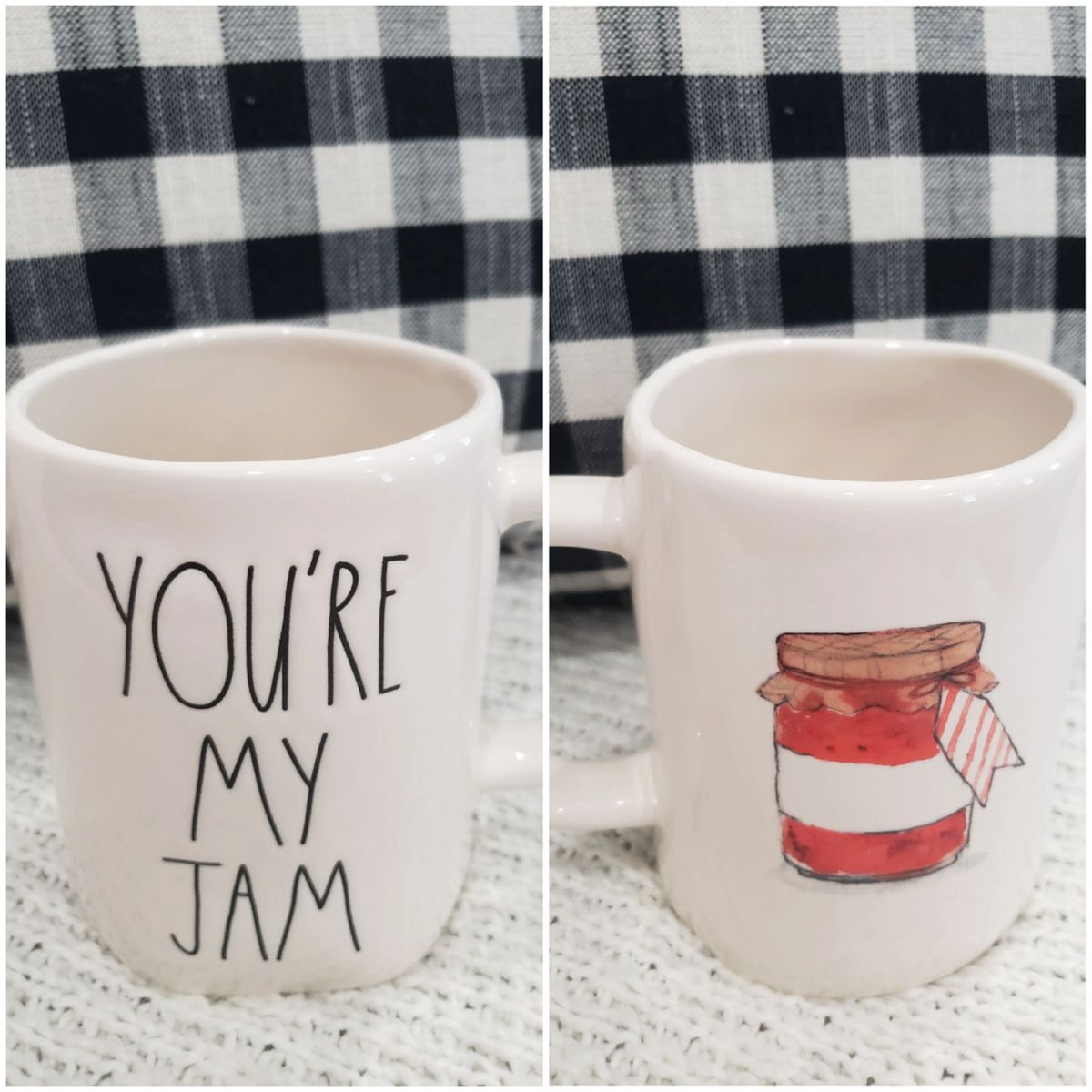 Rae Dunn "You're My Jam" Double Sided Mug Collection