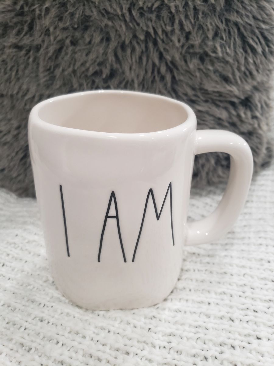 Rae Dunn "I Am" White Mug Collection