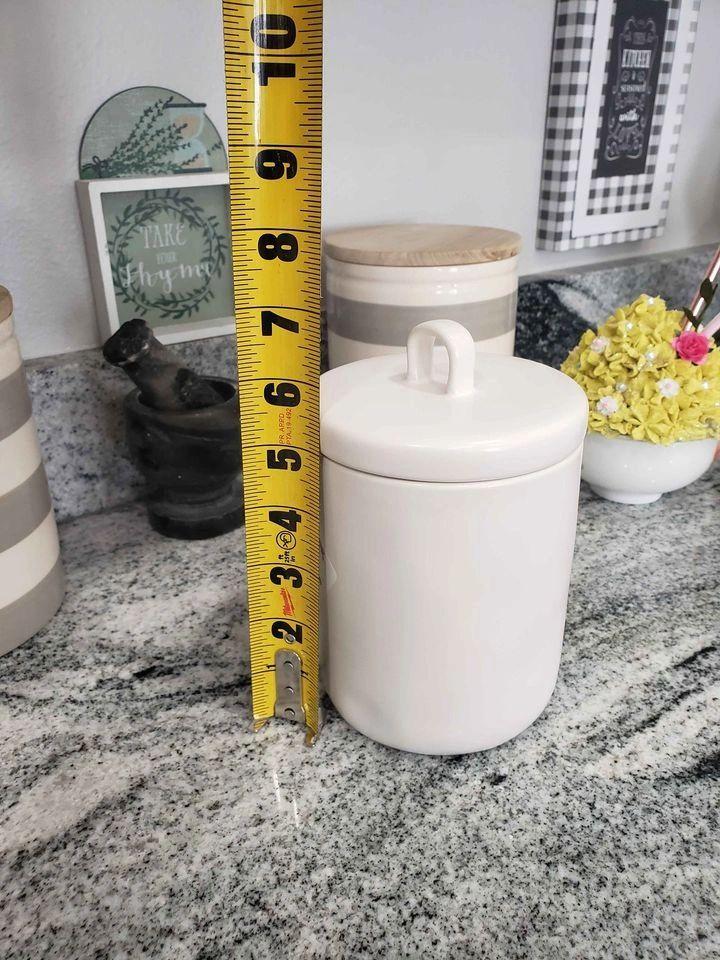 Rae Dunn &quot;Crunchy&quot; White Canister Collection