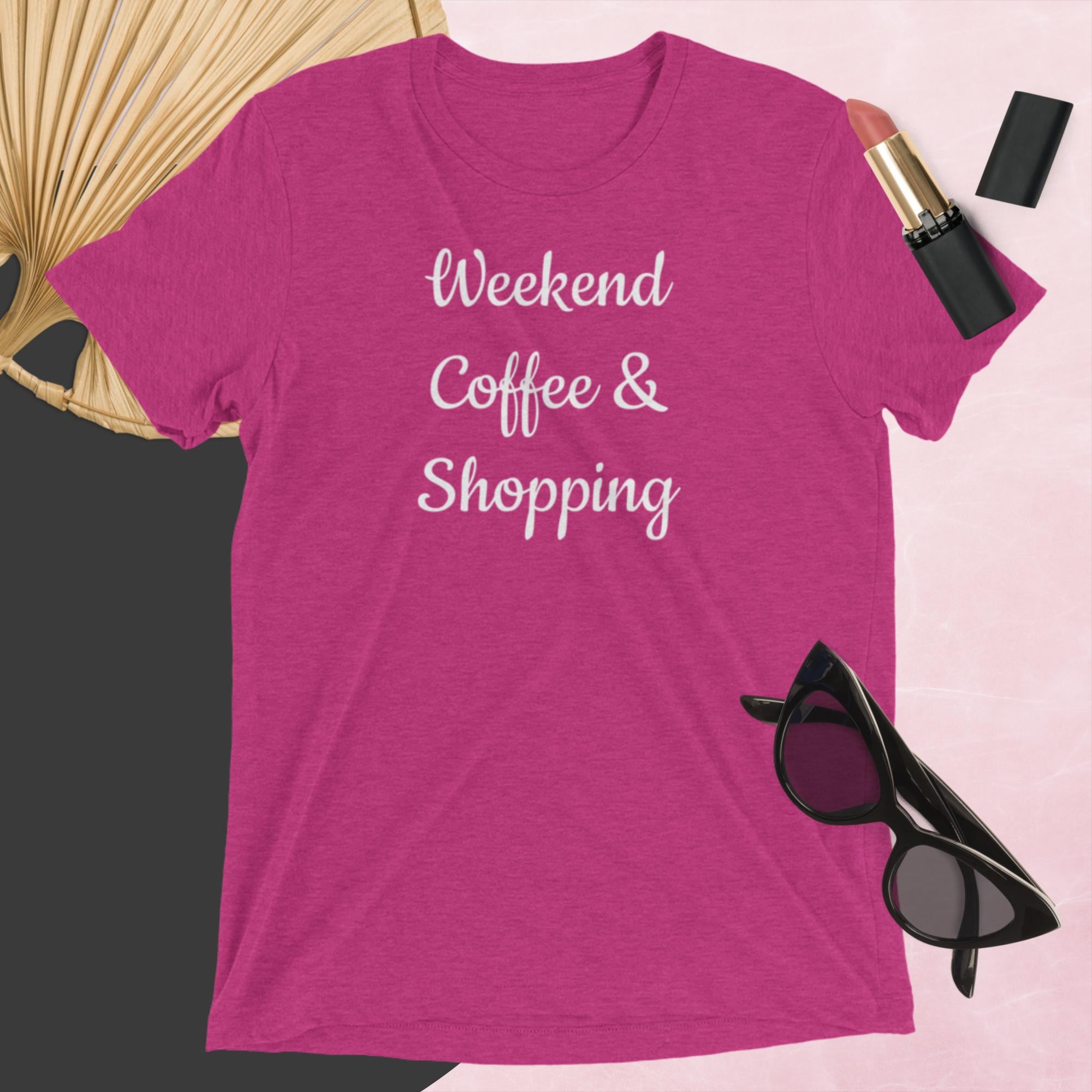 Pip Posh Design "Weekend Coffee & Shopping" T-Shirt Collection